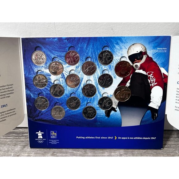 Vancouver 2010 Olympic Circulation Coin Set RBC By Lucky Loonie - Picture 4 of 5